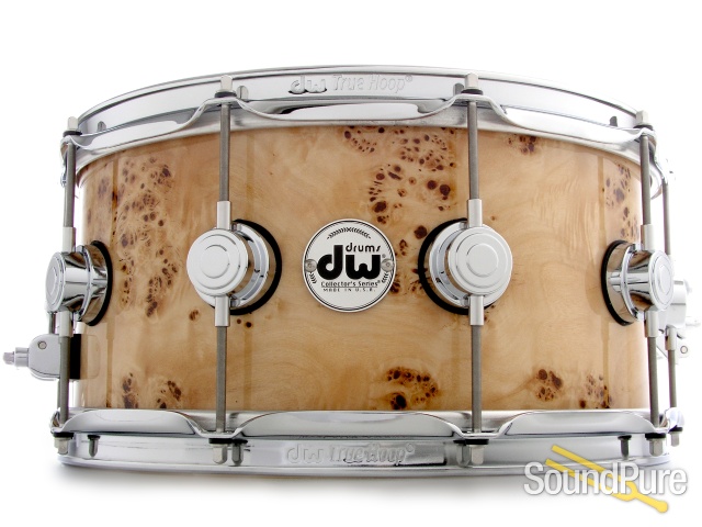 DW 6.5x14 Collectors Exotic Maple Snare Drum-Mapa Burl — image 1