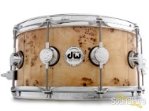 DW 6.5x14 Collectors Exotic Maple Snare Drum-Mapa Burl DW 6.5x14 Collectors Exotic Maple Snare Drum-Mapa Burl
