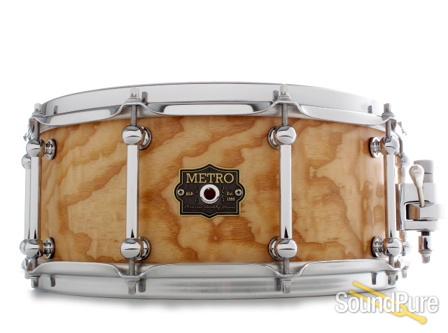 Metro Drums 6x14 Ironbark 16 Ply Snare Drum-Tamo Ash — image 1
