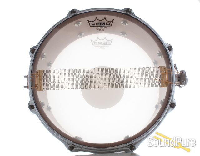Metro Drums 6x13 Ironbark Ply Snare Drum-Rosewood Gloss — image 3