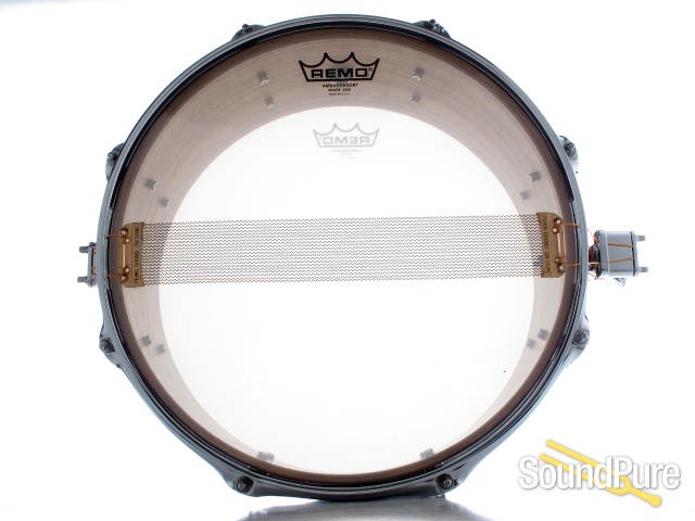 Metro Drums 6.25x14 Queensland Walnut Ply Snare Drum-Gloss — image 3