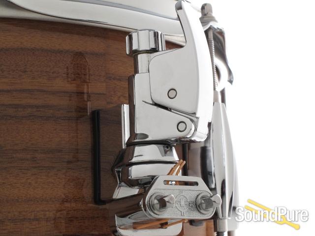 Metro Drums 6.25x14 Queensland Walnut Ply Snare Drum-Gloss — image 5