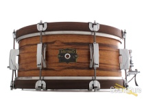 Metro 6.25x14 Tasmanian Black Ply Snare Drum-Wood Hoops