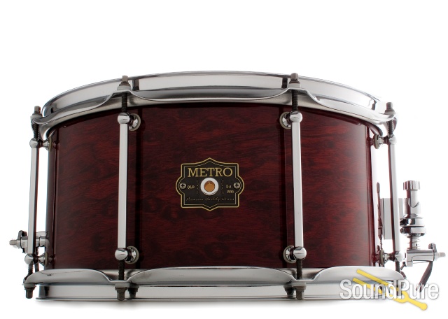 Metro 7x14 Crabapple 12Ply Snare Drum-Cherry Gimlet Gloss — image 1