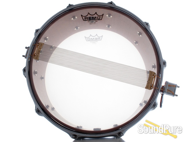 Metro 7x14 Jarrah Ply Snare Drum-Royal Ebony Satin — image 3