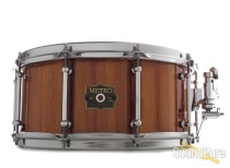 Metro 6.5x14 Blackwood Block Snare Drum Mahogany Stripes