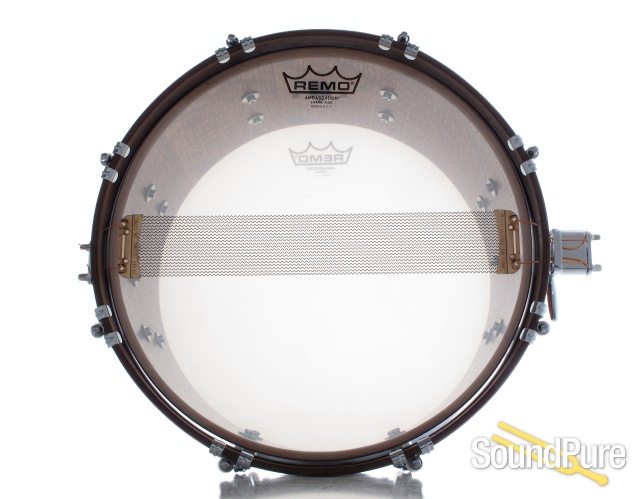 Metro 7x13 Spotted Gum Snare Drum w/Torrangora Wood Hoops — image 3