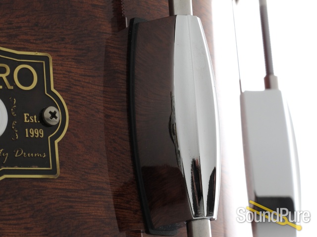 Metro 7x13 Spotted Gum Snare Drum w/Torrangora Wood Hoops — image 6