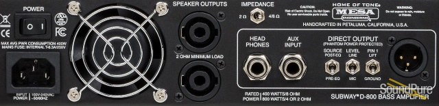 Mesa Boogie Subway D-800 Bass Head — image 3