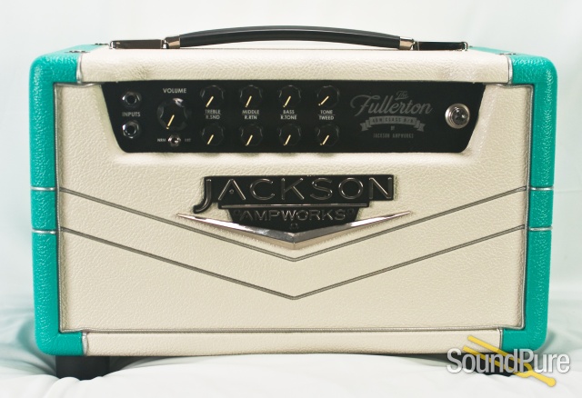 Jackson Ampworks Fullerton Amp Head - Ivory & Teal