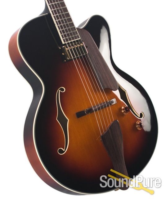 Eastman AR403CE-SB Sunburst Archtop Guitar #10455197 — image 7