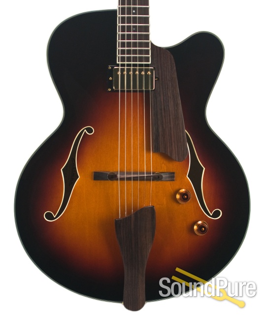 Eastman AR403CE-SB Sunburst Archtop Guitar #10455197 — image 1