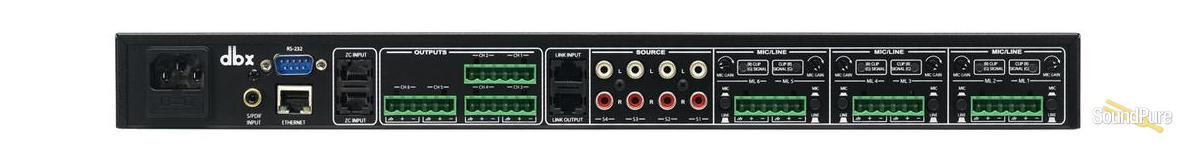 Dbx ZonePro 1260m 12x6 Digital Zone Processor (Euroblock Inputs)