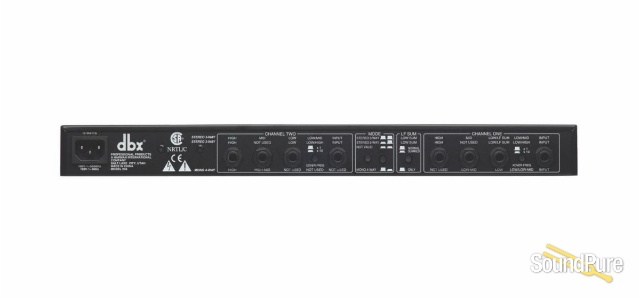 dbx 234s Stereo 2/3 Way, Mono 4-Way Crossover (TRS) — image 2