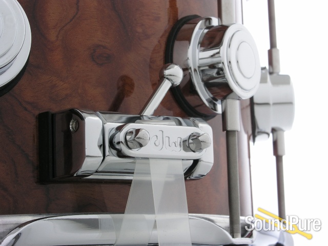 DW 6.5x14 Collectors Exotic Mahogany Snare Drum-Bubinga — image 3
