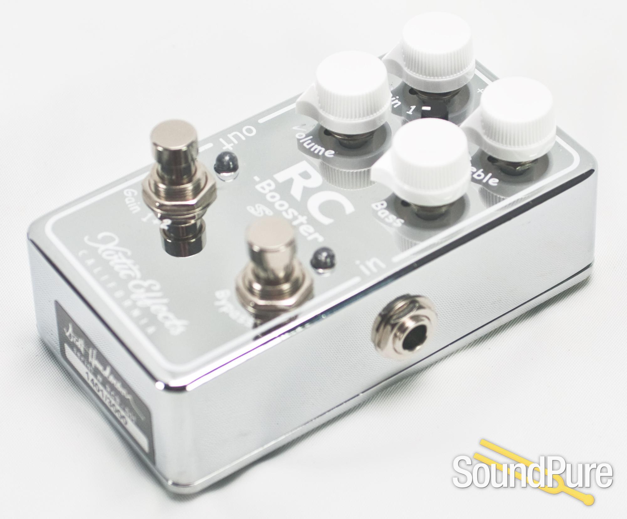 Xotic Effects RC Booster Scott Henderson Chrome Effect Pedal