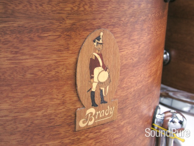 Brady 4pc Spotted Gum Ply Drum Set-Natural Satin — image 2