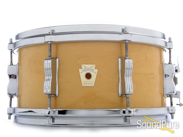 Ludwig 6x13 Maple Classic Natural Gloss Snare Drum — image 1