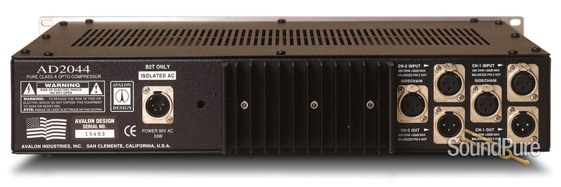 Avalon AD-2044 - Opto-Compressor | Soundpure.com