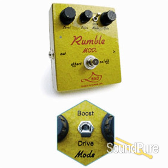 HAO Handbuilt Rumble Mod Pedal