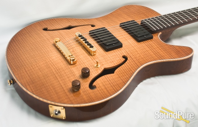 Buscarino Starlight Flame Maple Archtop Guitar #SP01117716 — image 2