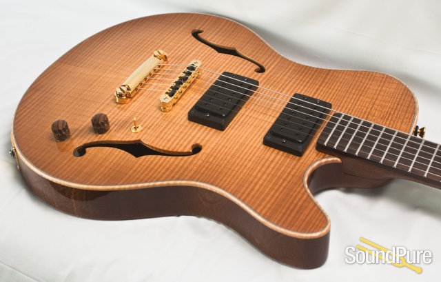 Buscarino Starlight Flame Maple Archtop Guitar #SP01117716 — image 3
