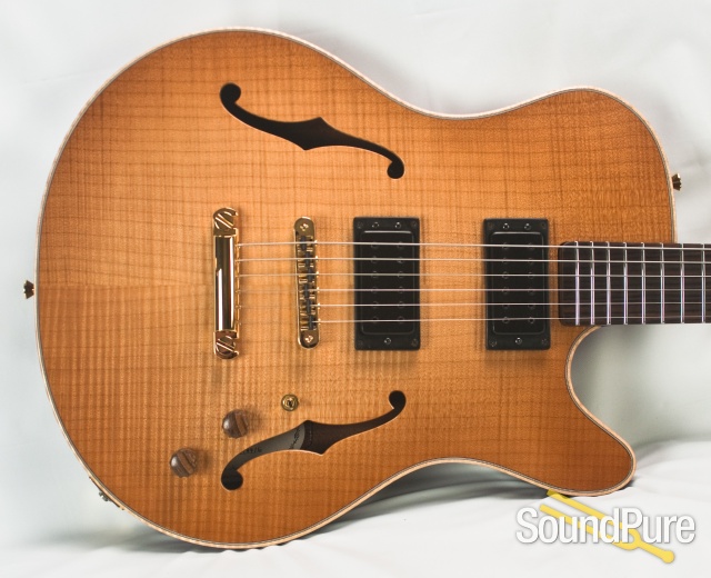 Buscarino Starlight Flame Maple Archtop Guitar #SP01117716 — image 6