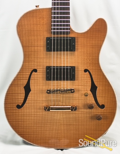 Buscarino Starlight Flame Maple Archtop Guitar #SP01117716 — image 1