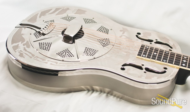National Style "O" Deluxe Resophonic Guitar #20836 — image 2