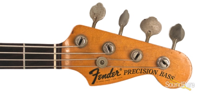 Fender 1969 3-Tone Sunburst Precision Bass - Used/Vintage — image 2