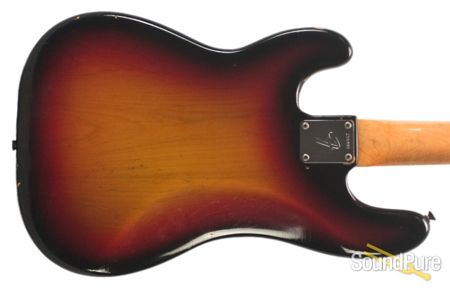 Fender 1969 3-Tone Sunburst Precision Bass - Used/Vintage — image 9