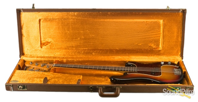 Fender 1969 3-Tone Sunburst Precision Bass - Used/Vintage — image 11