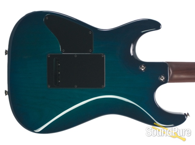 Anderson Drop Top Trans Teal Burst w/ Binding 02-16-16N — image 5