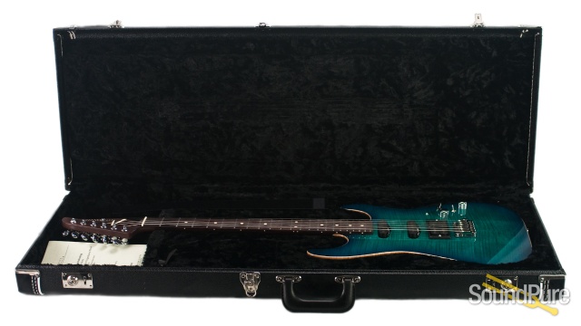 Anderson Drop Top Trans Teal Burst w/ Binding 02-16-16N — image 7
