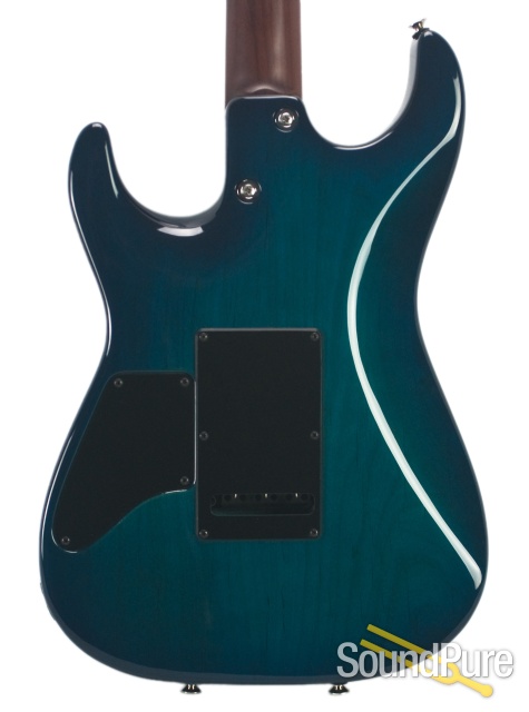 Anderson Drop Top Trans Teal Burst w/ Binding 02-16-16N — image 9