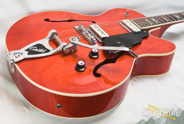 Guild X-160 Rockabilly Orange Hollow Body Electric - Used — image 4