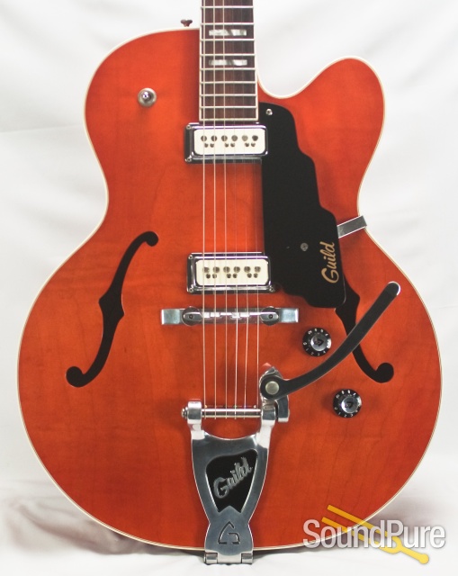 Guild X-160 Rockabilly Orange Hollow Body Electric - Used — image 1