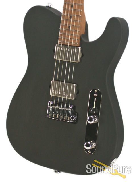 Suhr Classic T 24 Trans Black Electric Guitar #29483 — image 3