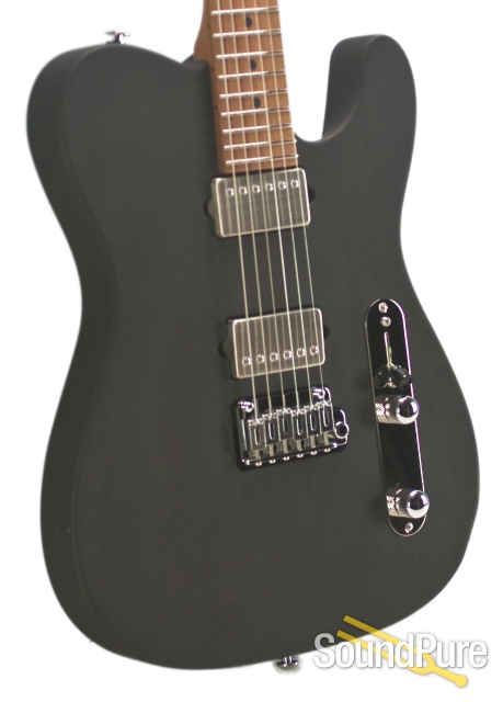 Suhr Classic T 24 Trans Black Electric Guitar #29483 — image 4