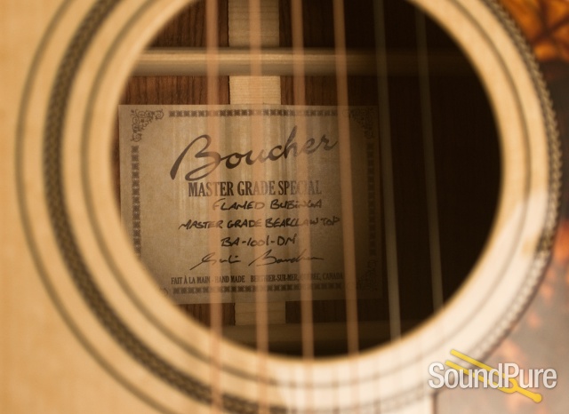Boucher Master Grade Special Bearclaw/Bubinga Dreadnought — image 2