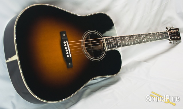 Eastman E40D-SB Adirondack/Rosewood Sunburst Dread #16557278 — image 3
