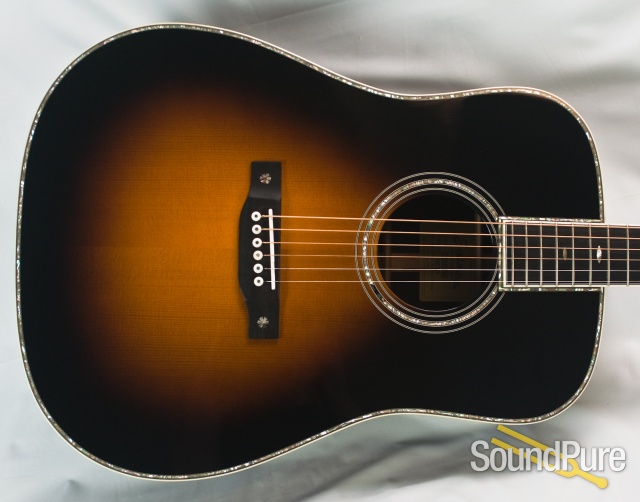 Eastman E40D-SB Adirondack/Rosewood Sunburst Dread #16557278 — image 8