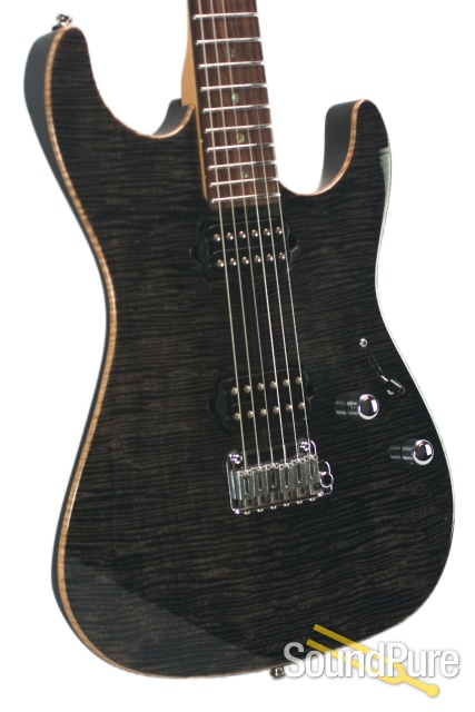 Suhr Standard Trans Black Electric Guitar #8041 - USED — image 8