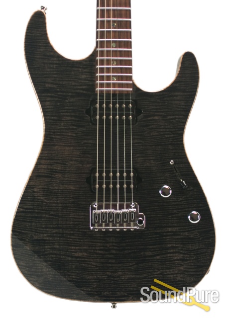 Suhr Standard Trans Black Electric Guitar #8041 - USED — image 1