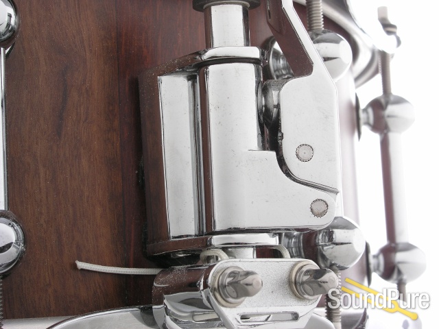 Brady 5.5x14 Jarrah Block Snare Drum Natural Satin Finish — image 5