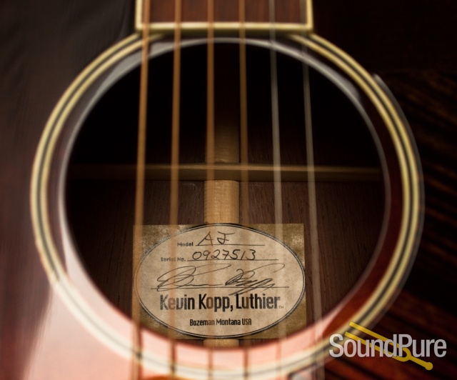 Kevin Kopp AJ Sunburst Red Spruce/Madagascar RW - Used — image 12