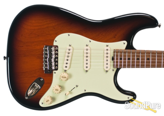 Michael Tuttle Custom Classic S 2-Tone Sunburst Guitar #372 — image 10