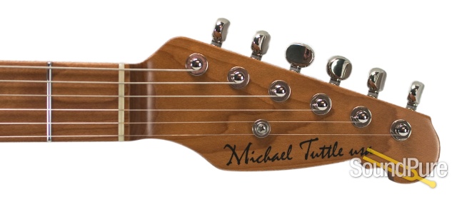 Michael Tuttle Tuned ST Satin Black Electric Guitar #370 — image 2