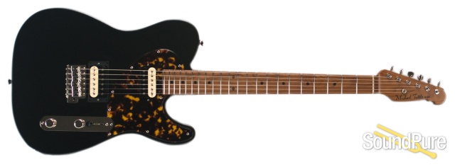 Michael Tuttle Tuned ST Satin Black Electric Guitar #370 — image 5