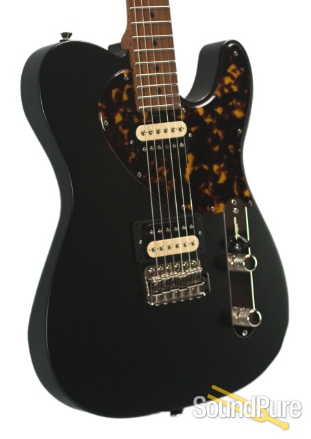 Michael Tuttle Tuned ST Satin Black Electric Guitar #370 — image 6